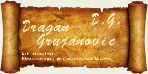 Dragan Grujanović vizit kartica